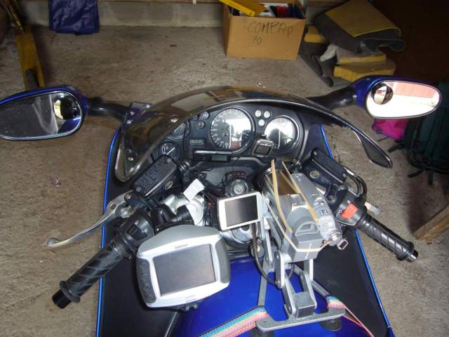GPS and video camera attached
